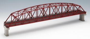 TOMYTEC 973221 - N Gitterbrücke, 2-spurig, rot